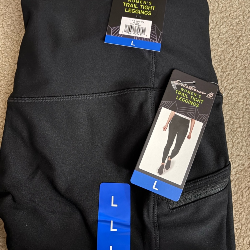 Eddie Bauer Women's Black Trail Tight Leggings